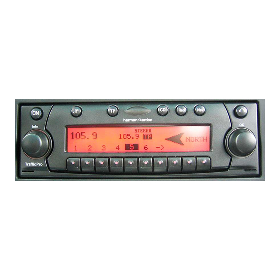 Harman Kardon traffic pro Manual