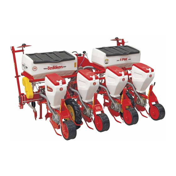 User Manuals: Ozdoken VPHE Precision Planters