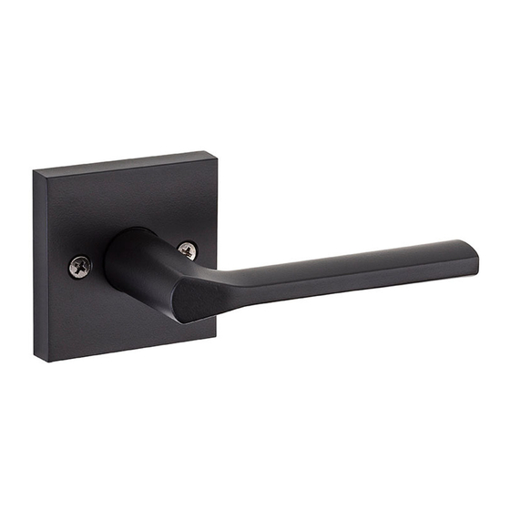 Kwikset Signatures Lisbon 157LSL SQT 26 Quick Installation Manual