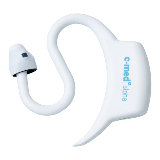 cosinuss c-med alpha User Manual