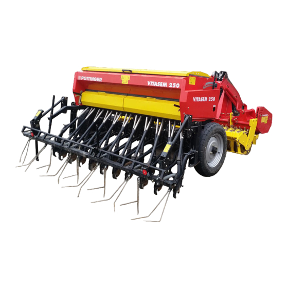 Pottinger VITASEM 250 Mounting Instructions