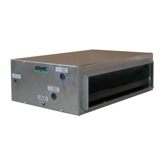AERMEC TDA Series Selection, Installation, Use And Maintenence Manual