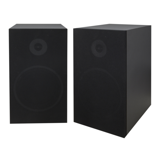 onn Bookshelf Speakers 100008403 User Manual