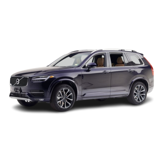 Volvo XC90 2019 Quick Manual