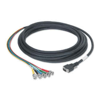 Extron electronics Audio Cable SY BNCM Specification Sheet