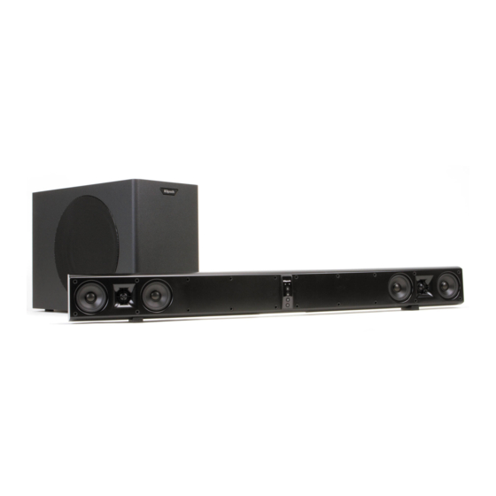 Klipsch Icon SB 1 Quick Setup Manual