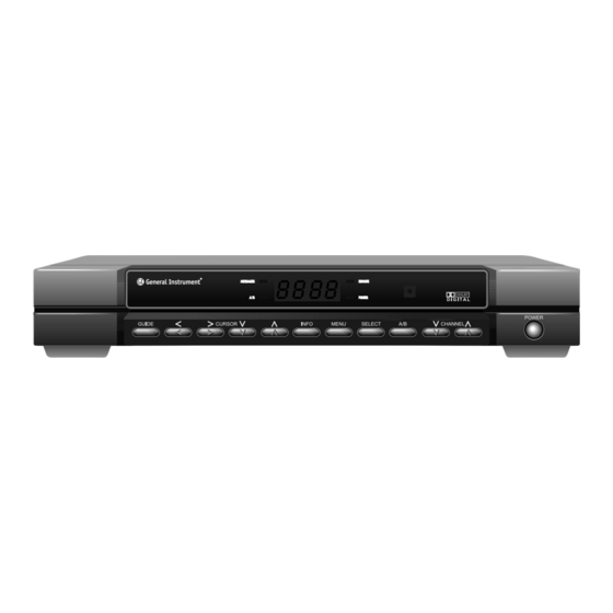 General Instrument DCT1200 User Manual