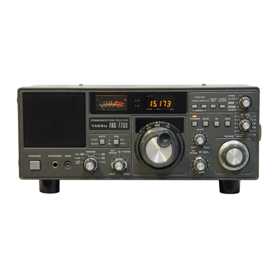 Yaesu FRG-7700 Maintenance Service Manual