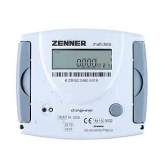 Zenner multidata Installation And Operating Manual