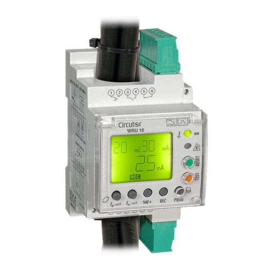 Circutor WRU-10 Quick Start Manual
