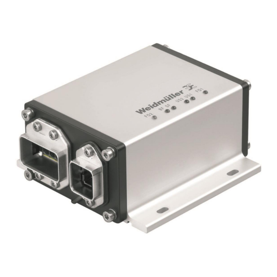 Weidmüller FreeCon Active IE-CDR-V14MSCPOF/VAPM-C Manuals