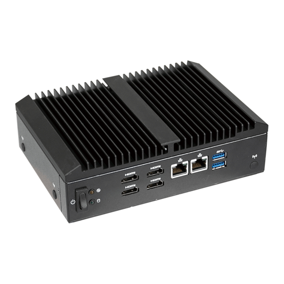 GIGAIPC QBiX-Pro-AMDA1605H-A1 Quick Start Manual