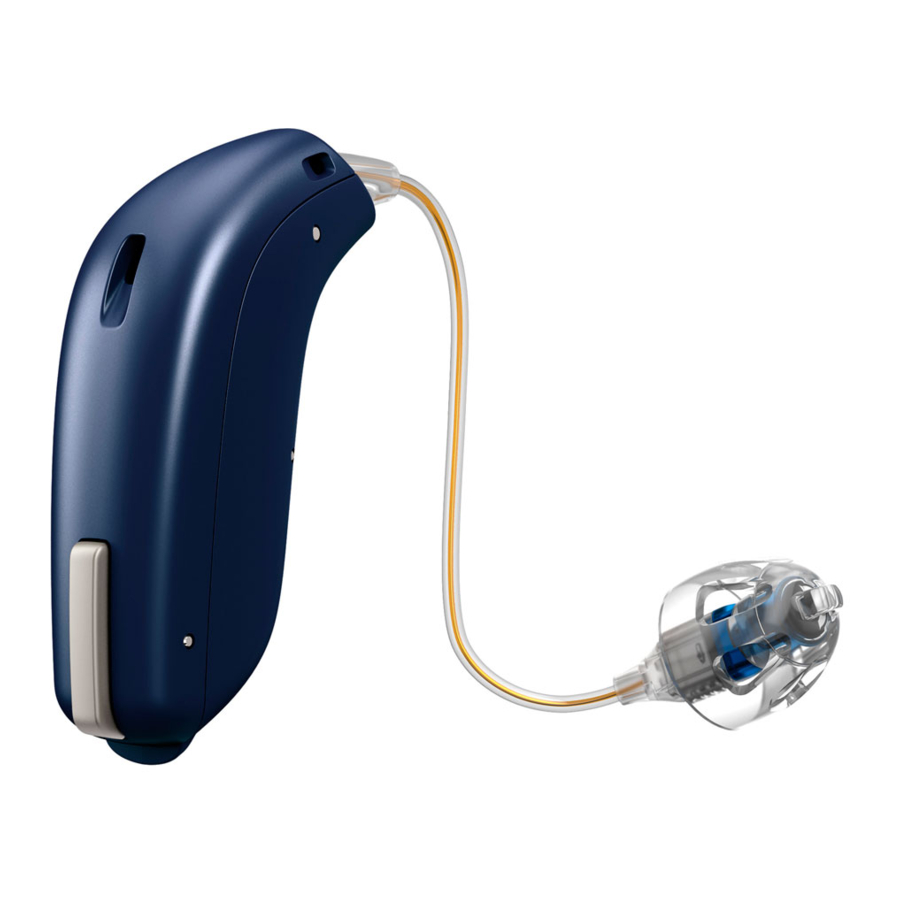 Oticon Engage miniRITE - Hearing Aid Instructions For Use