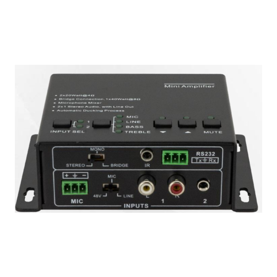 Zenty ZT-199 Mini Amplifier Manuals