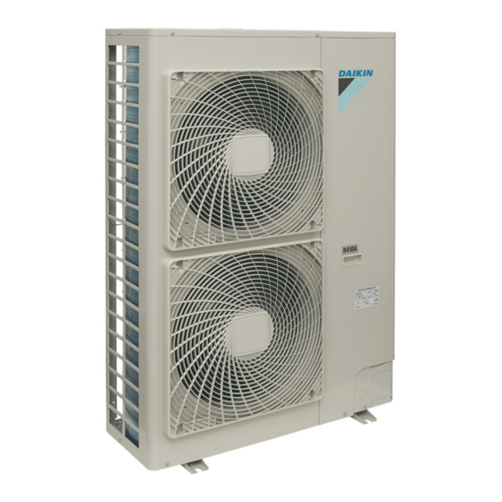 Daikin ERQ100A7V1B Installation Manual