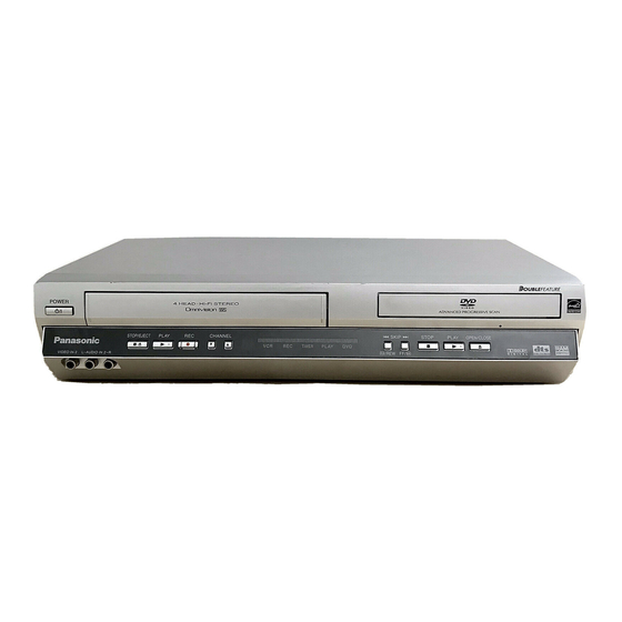 Panasonic PVD4735S - DVD/VCR DECK Manuals