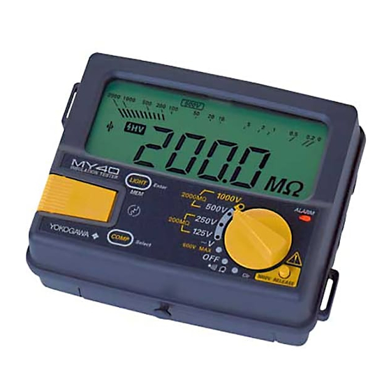 YOKOGAWA MY40 User Manual