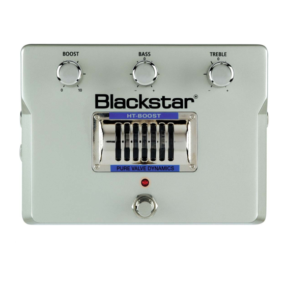 Blackstar HT-BOOST Owner's Manual