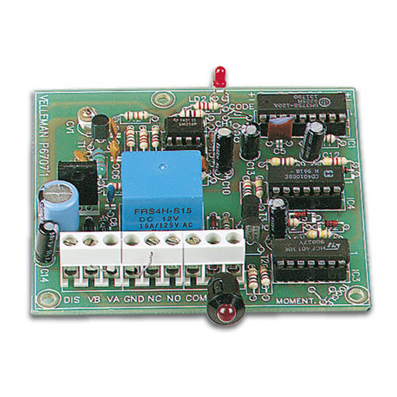 Velleman K6707 Manual