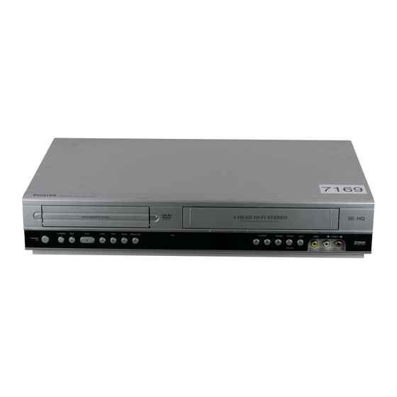 Philips DVP3055V/19 Quick Start Manual