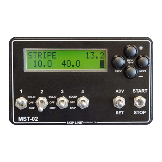Skip-Line MST-02 Installation And Operation Manual