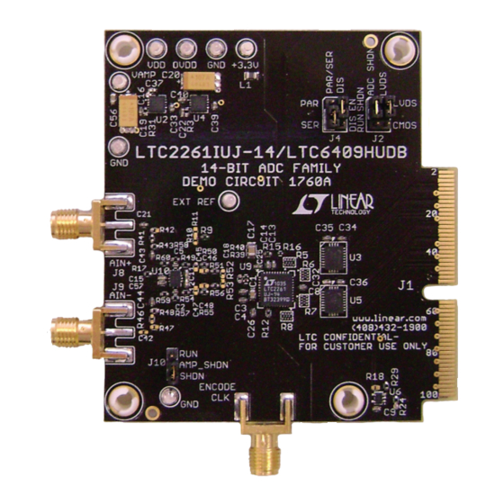 Linear Technology DC1760A Demo Manual