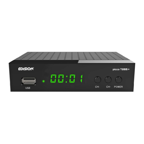 Edison nano T265+ Quick Start Manual