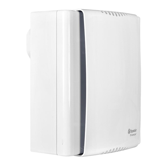 Xpelair Premier CF40TDDC Installation And Maintenance Instructions Manual