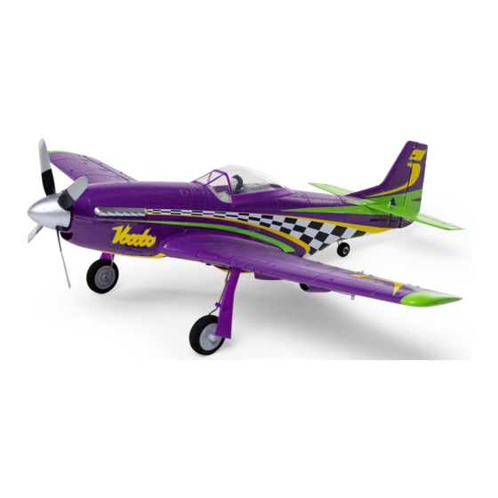 E-FLITE Horizon Hobby UMX Voodoo P-51D Instruction Manual