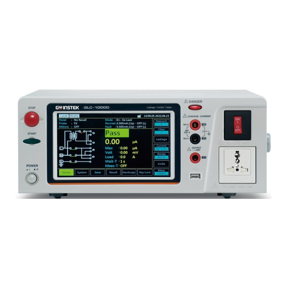 GW Instek GLC-10000 User Manual