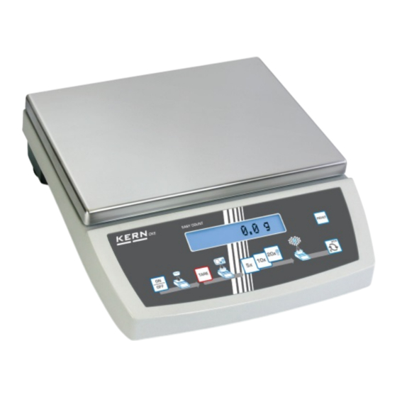 KERN CDS Series Operating Manual
