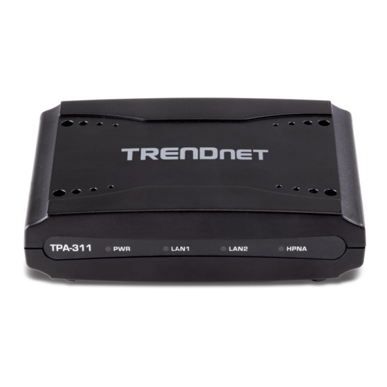 TRENDnet TPA-311 - DATA SHEETS Datasheet