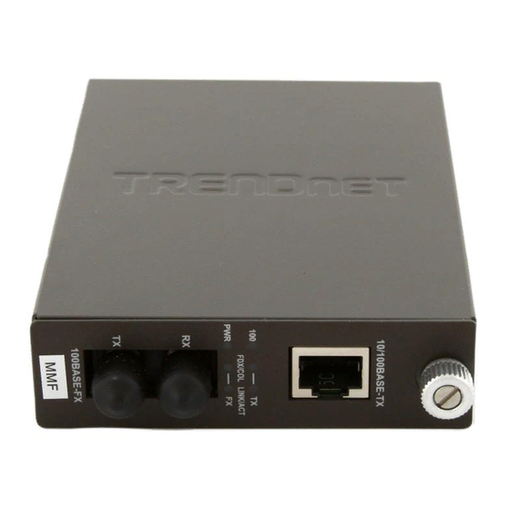 TRENDnet 1310nm Quick Installation Manual