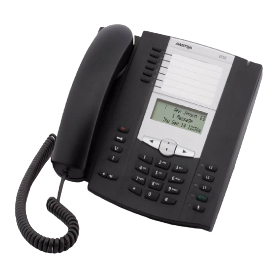 Aastra 6753i User Manual