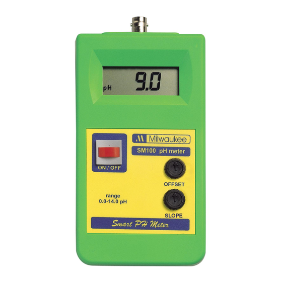 Milwaukee SM100 User Manual