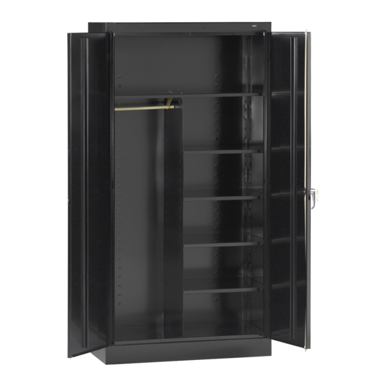 Tennsco Standard Combination Cabinet 7220 Assembly Instructions/Parts Manual