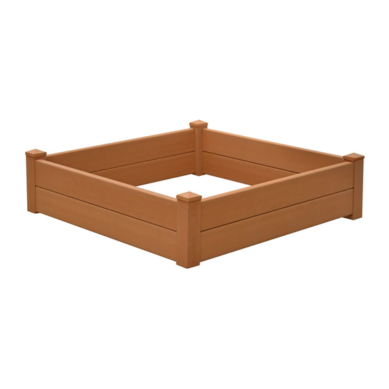New England Arbors Composite Garden Bed VA84063 Assembly Instructions