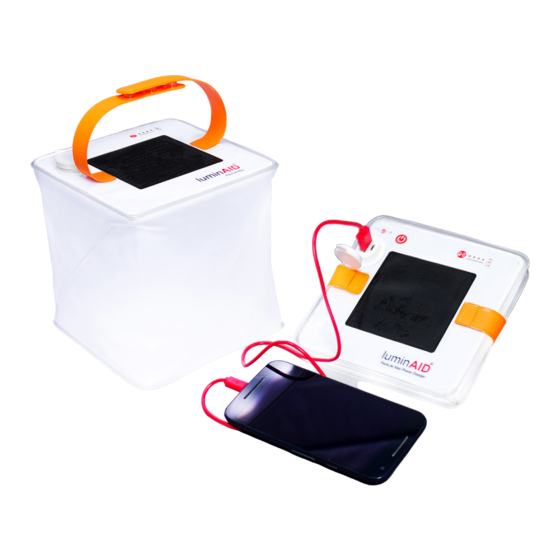 LuminAID PackLite Max 2-in-1 Instructions
