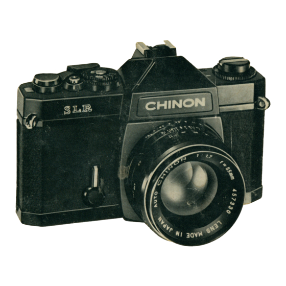 CHINON SLR INSTRUCTION MANUAL Pdf Download ManualsLib