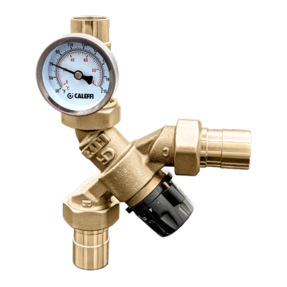 CALEFFI AngleMix DL 520 Series Manual