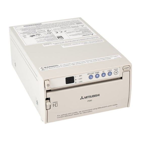 Mitsubishi Electric P93DW Service Manual