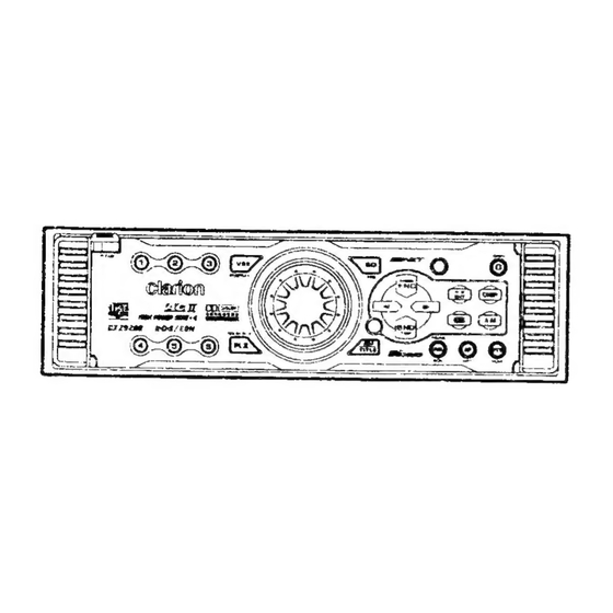 Clarion DXZ928R Service Manual