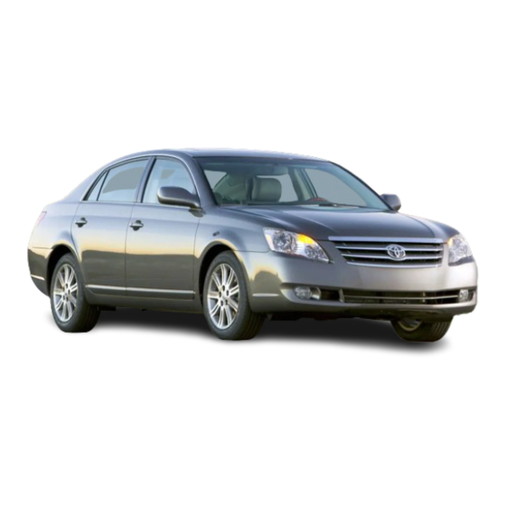 Toyota Matrix 2005 Operating Manual