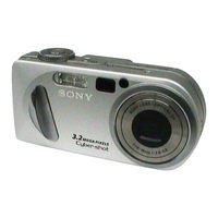 Sony DSC-P8 - Cyber-shot Digital Still Camera Service Manual