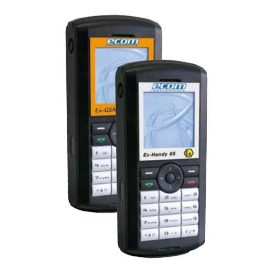 Ecom Ex-Handy 05 Operating Instructions Manual
