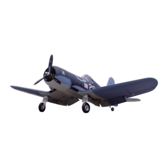 Troy Built Models F-4u Corsair Instruction Manual