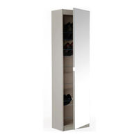 Gfw MIRAGE MIRRORED SHOE CABINET Assembly Manual