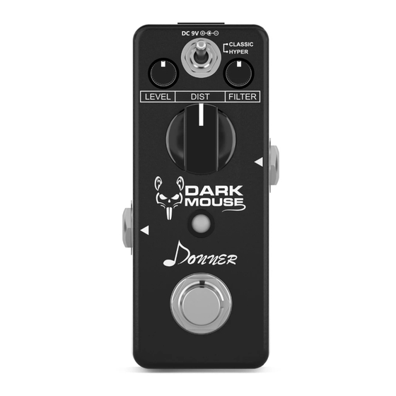 Donner DARK MOUSE Owner's Manual