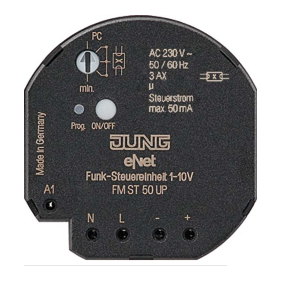Jung FM ST 50 UP Operating Instructions Manual