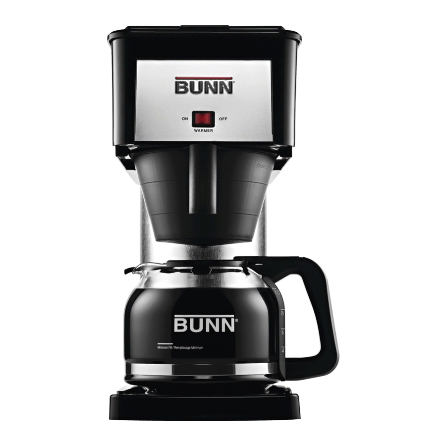 Bunn GRX-W Use And Care Manual